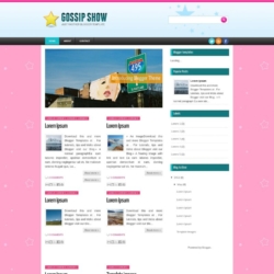 Gossip Show Blogger Template
